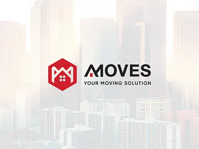 Moves geometric home house identity illustration initials logo logoinspire logos logotype m modern monogram