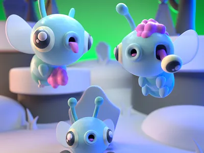 Drawlloween 2020 - Undead Zombees 3d 3d art 3d artist 3d illustration 3d modeling character character design design halloween illustration