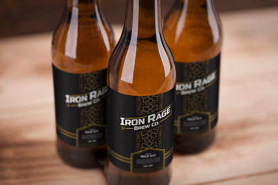 Iron Rage :: Beer Label beer beer art beer bottle beer label beer packaging branding branding agency brewers brewery brewery branding conceptual graphic design illustration ipad pale ale typogaphy vector