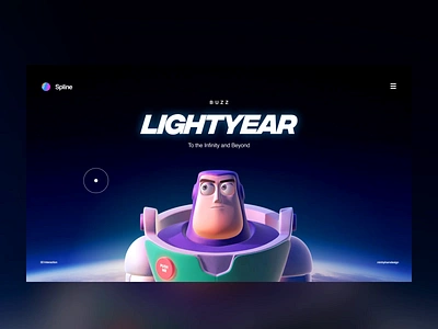 Landing page Interactive Hero banner 3d animation cartoon character illustration interaction motion spline ui ux vietnam web design