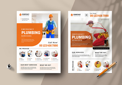 Plumbing Flyers Template profession