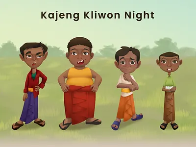 Kajeng Kliwon Night - Children's Book Project character design childrens book childrens book illustration childrens illustration digital illustration illustration