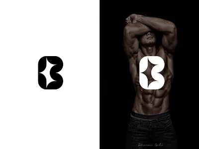 B Logo ! b logo b modern logo branding creative logo crossfit design fitness flat icon logo logo design logotype minimal logo modern logo simple typography workout