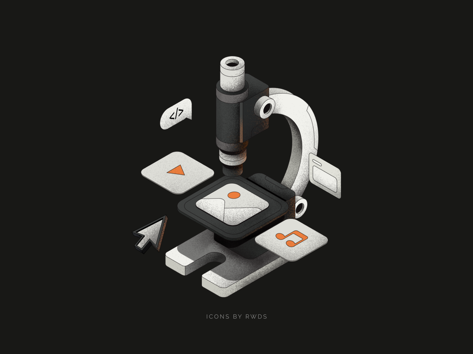 Example of Isometric Icons