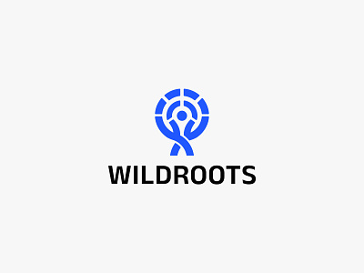 Wildroots Logo Design branding circle focus hope logo human logo logo design minimalist logo modern logo design nature people tree visual identity