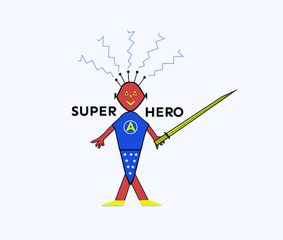 Super hero design figma uidesign web design