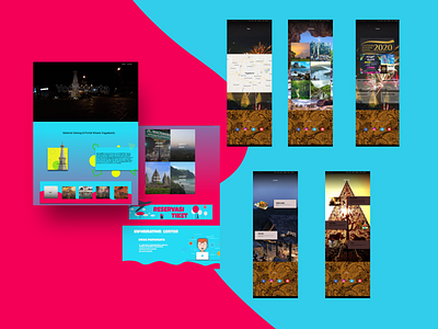 desain portal wisata desain destinasi travel ui wisata
