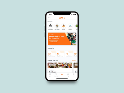 Zukaz AR App / Ordering Screens app ar coupon design food interface ios mobile order react refresh screens ui ux