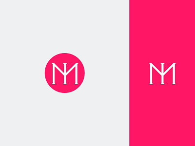 Moda INN | Logo branding brandmark clean clothing clothing brand design letter letter logo lettering logo mark minimal monogram pink