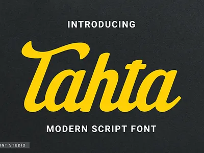 Tahta Modern Script Font branding caligraphy font font design handlettering handwriting sanserif signature typography