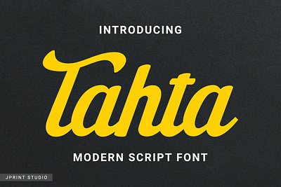 Tahta Modern Script Font branding caligraphy font font design handlettering handwriting sanserif signature typography