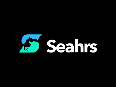sea horse animal animal logo branding creative horse horse logo letter s logo design logo type minimal negative space s sea seahorse seahorse logo