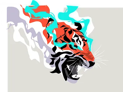 A Tigers Fury art cat design fury panther predator rage tiger tigers zilux