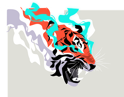 A Tigers Fury art cat design fury panther predator rage tiger tigers zilux