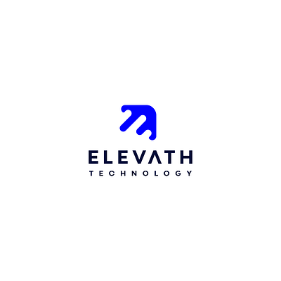 Elevath Technology abstract app design application branding design icon lettermark logo symbol tech techno vector