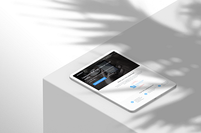 MetaShort Landing Page design ui web design website
