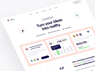 Haze ✦ SaaS Template animations blog chart animation contact design hero landing landing page pricing saas saas template template typography ui user experience user interface ux