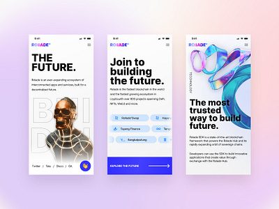 Modern Crypto NFT Mobile App Onboarding Light mode Design UI UX 3d animation application behance bitcoin branding crypto cryptoui design designinpiration graphic design illustration logo mobile ui motion graphics nft onboardingscreen onboardingscreenui ui uiux