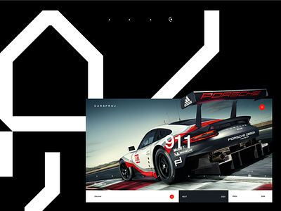 The Car Racing History automotive cars driver racing sport sportscar transport truck ui ux webdesign website