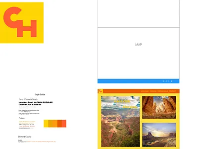 Website Wireframe, Mockup, Logo, & Style Guide adobe photoshop adobe xd branding design logo styleguide ui ux website wireframe