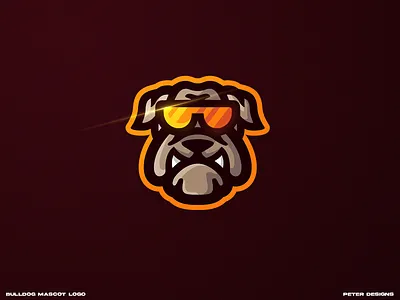 bulldog bulldog dog logo logo mascotlogo