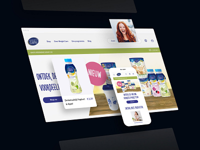 WeightCare Website agence care design dnd ecommerce food magento nutrition product ui website weight weightcare