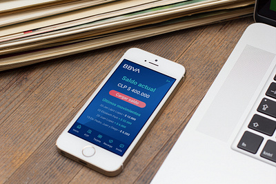 APP - BBVA BANCO - CHILE CLASE UI app design ui ux web