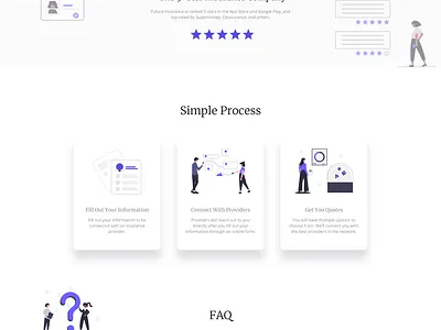 Insurance Website aplusdesign aplusdesign.co design insurance insurance company modern ui ui design ui designer ui designers webpage website websites