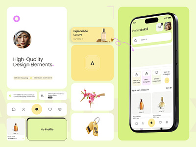 AuraLux Fragrances App aestheticui auralux beautytech customperfume darkmodeui ecommerceapp elegantdesign fragranceapp luxurybrand luxuryscent minimaldesign mobile app mobileappdesign modernui perfumeshopping perfumeui premiumfragrance scentexperience ui uxdesign