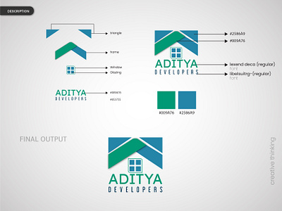 Aditya developer logo adobe illustrator graphic graphicdesign icon illustration illustrator logo ui vector visual artist