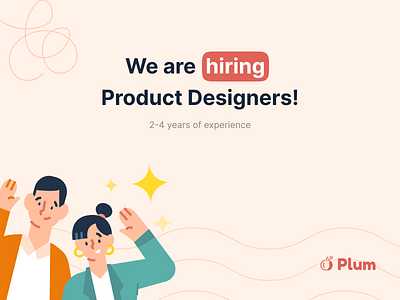 We are hiring Product Designers! design designer designteam hiring product designers