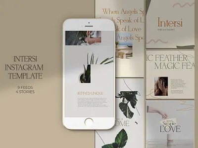 Intersi Instagram Templates fashion post fashion sale flyer greeting insta insta design insta post instagram instagram design instagram page instagram post instagram sale instagram store instagram template page storie photography post sale discount sale post social media