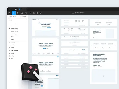 Blank Wireframe Kit 🪄 3d 3dicon animation application craftwork design emoji graphic design illustration landing ui vector web website wireframe