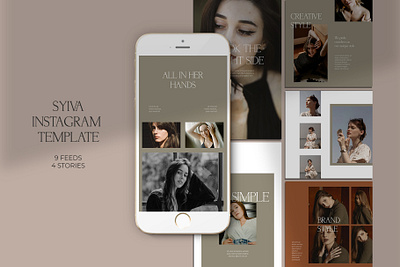 Syiva Instagram Templates fashion fashion post fashion sale insta insta design insta post instagram instagram design instagram page instagram post instagram sale instagram store instagram template page storie photography post sale discount sale post social media