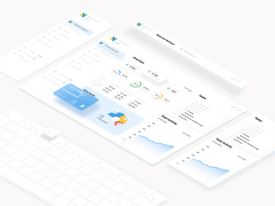 Dashboard for analytics & statistic ui ux design 3d analytics clay clean dashboard isometric modern statistic ui design uidesign