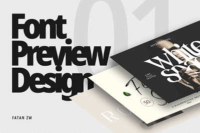 Font Preview Design 01 branding design font handwritten layout sans script serif typeface typography