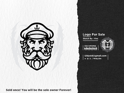 Captain Logo captain captain logo esport esport logo logo mascot mascot logo navy navy logo pirate pirate logo