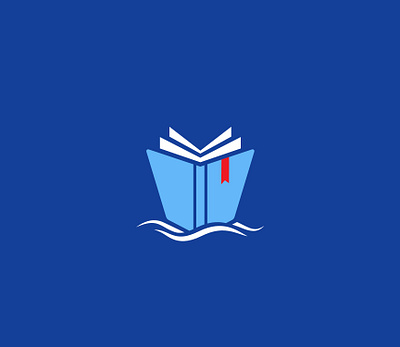 Ship & Book Logo concept blue bluelogo booklogo bookmark bookmark logo branding dailylogo design free freelogo inspiration logo logodesign logodesigner logooftheday mrbranding quirky sealogo ship design shiplogo