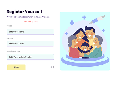 Sign Up form abstract flat illustration minimal ui ux vector web design website