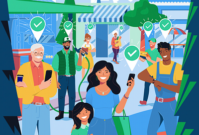 sneak peak characters people retro style styletest vector