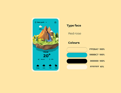 weather app colours