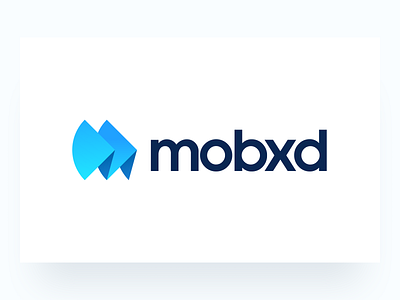 Logo Design: Mobxd blue logo brand brand colors brand concept brand design brand identity branding branding design logo logo design logodaily logodesign logodesigner logodesigns logos logotype m letter m letter logo m logo