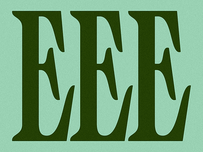 Crazy - E branding design font graphic design lettering logo logotype monogram type typography vector
