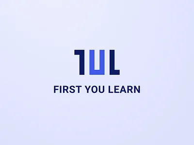 First You Learn - logo beautiful branding conference design digital figma logo logo design logodesign logotype meet meeting meetup uiux