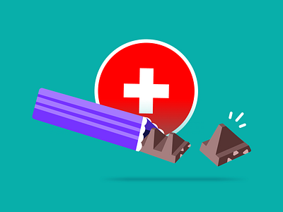 Swiss Toblerone 🇨🇭 2d blog post chocolate cute design fintech flat design flg food hanateh illustration money transfer paysend simple snack switzerland toblerone vector