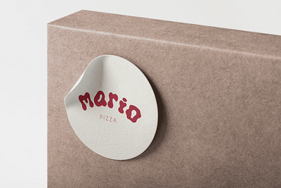 MARIO branding design graphic design illustration logo pizza logo vector