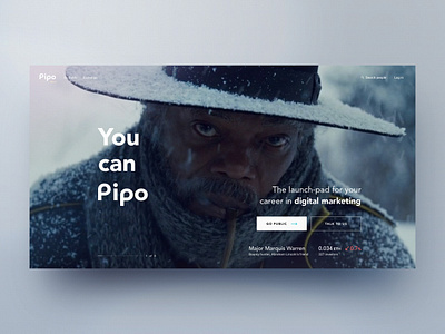 Crowdfunding Platform Pipo - Go Public Flow branding clean colorful flat layouts minimalism typography ui ux web web design webdesign website design