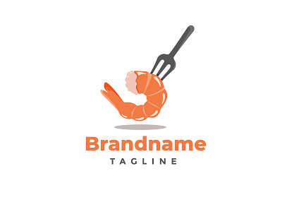 Shrimp Food logo brand branding cafe crab design food illustration logo logo design restaurant shrimp typography vector