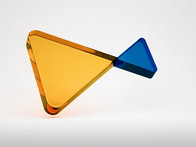 3D Logo - Welcome Kaizen Digital 3d app blue branding colorful design graphic graphic design illustration logo minimal orange ui ux vector web welcome