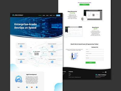 Waterway DevOps Desktop devops software technology ui uidesign uiux webdesign website